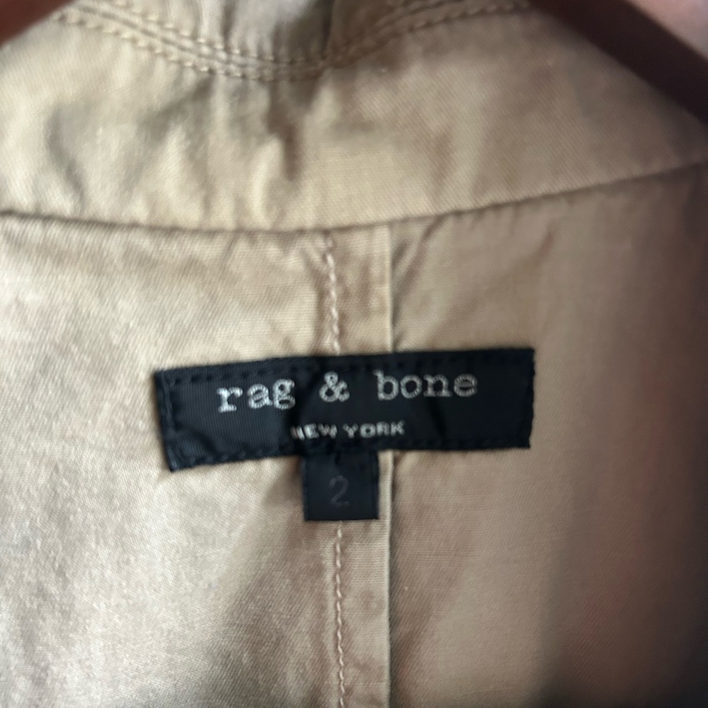 Anthropologie Rag & Bone Khaki Cargo Utility Dress - Picture 4 of 4